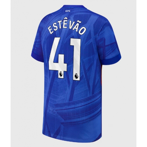 Billige Fotballdrakt Chelsea Estevao Willian #41 Replika Hjemmedrakt 2025-26 Kortermet Billige Fotballdrakt Chelsea Estevao Willian #41 Replika Hjemmedrakt 2025-26 Kortermet